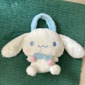 Sanrio - Winter Cinnamoroll Plush bag with snap closure - 2003